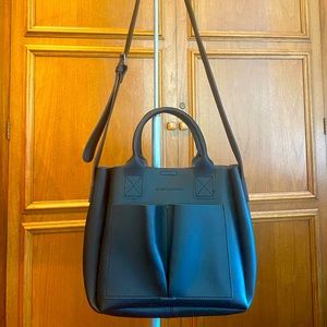 Faux Leather Over The Shoulder Tote Bag Medium